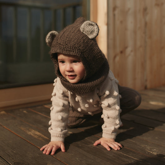 merino chimney with ears