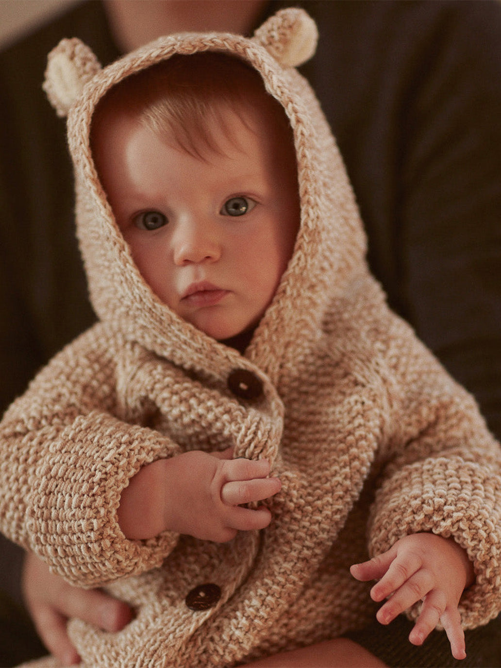 cardigan con orsetto