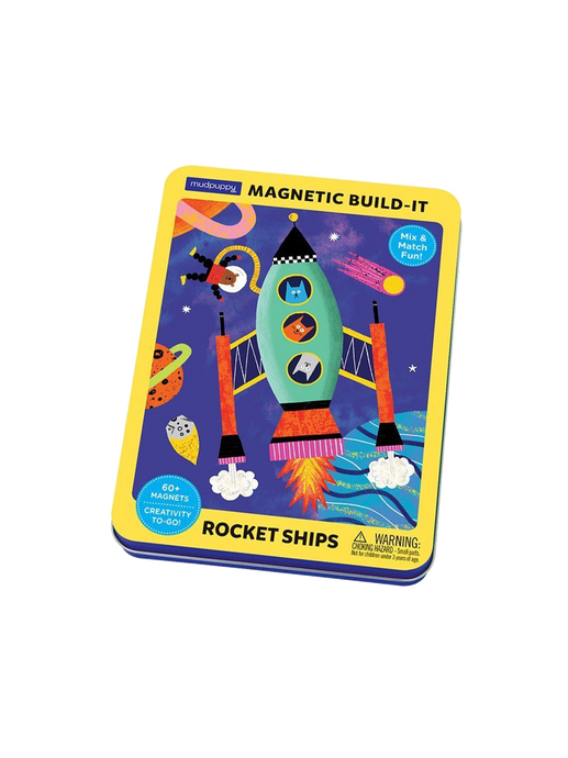 magnetic puzzle rocket ships
