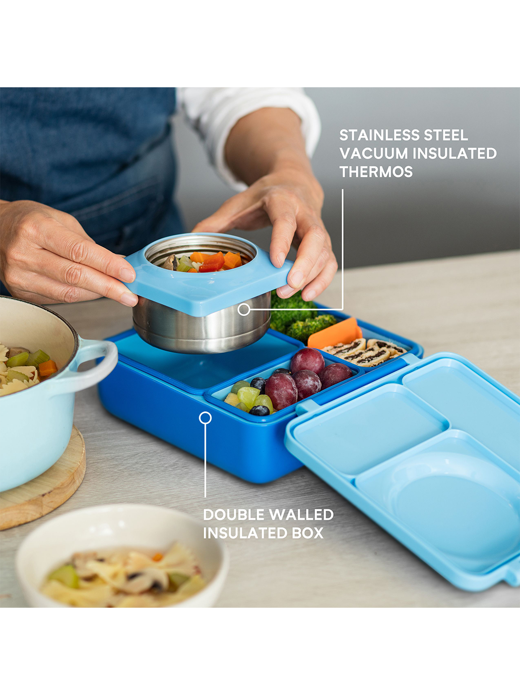 Portapranzo OmieBox con thermos e scomparti