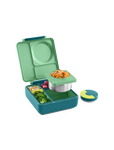 OmieBox lunchbox with thermos and compartments meadow