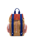 Cotton backpack with pockets