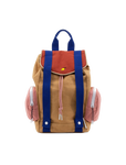 Cotton backpack with pockets meadows adventure/cousin clay