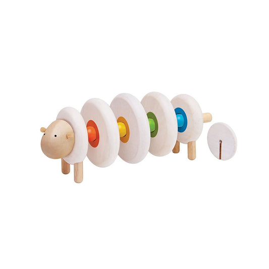 A sheep to thread on