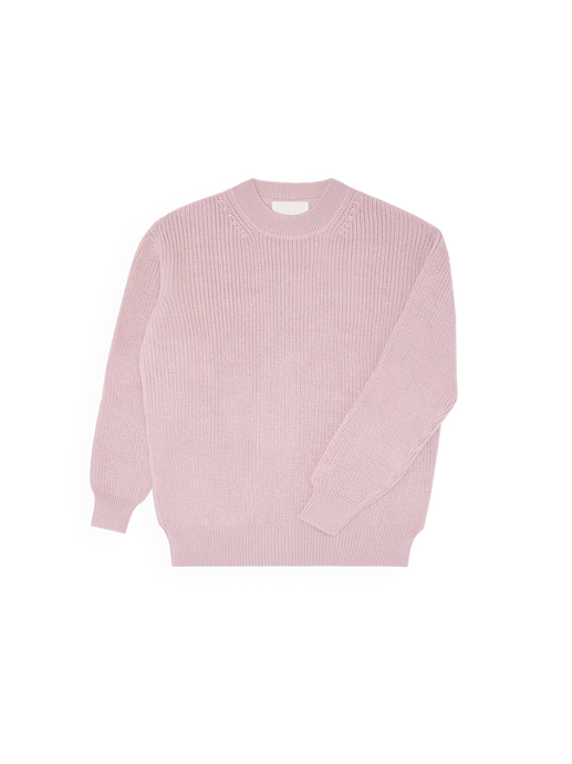 merino sweater Chunky pastel pink