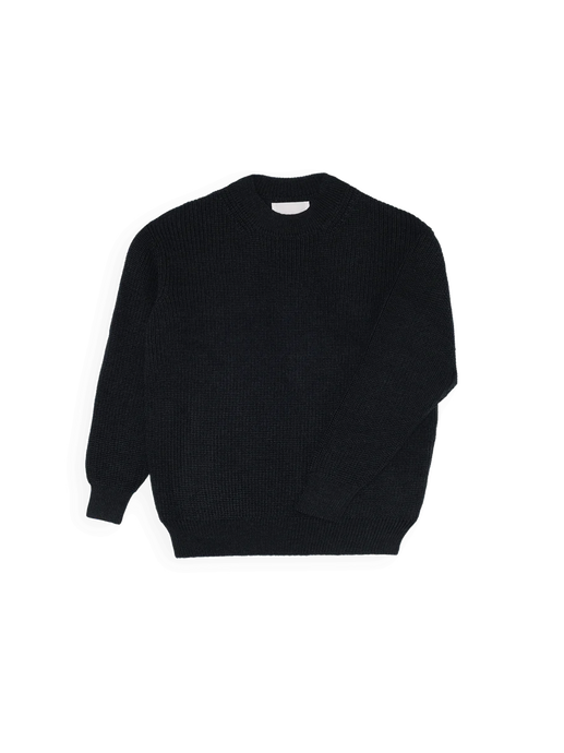 merino sweater Chunky dark graphite