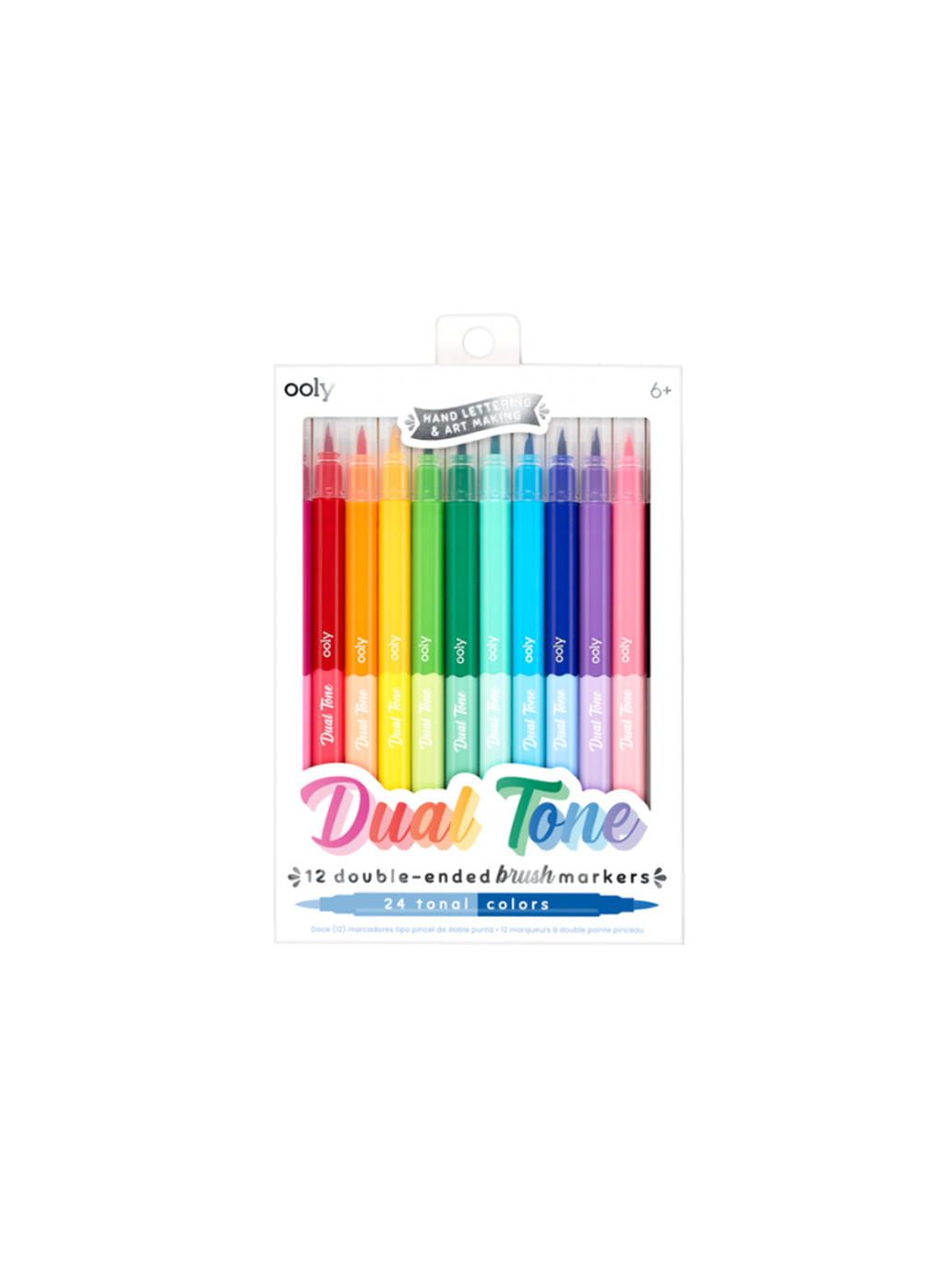 Double-sided felt-tip pens 24 colors