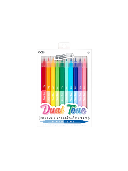 Double-sided felt-tip pens 24 colors