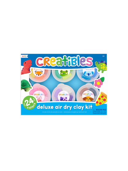 Argilla da modellare Creatibles Air Dry Clay Kit 24 colori