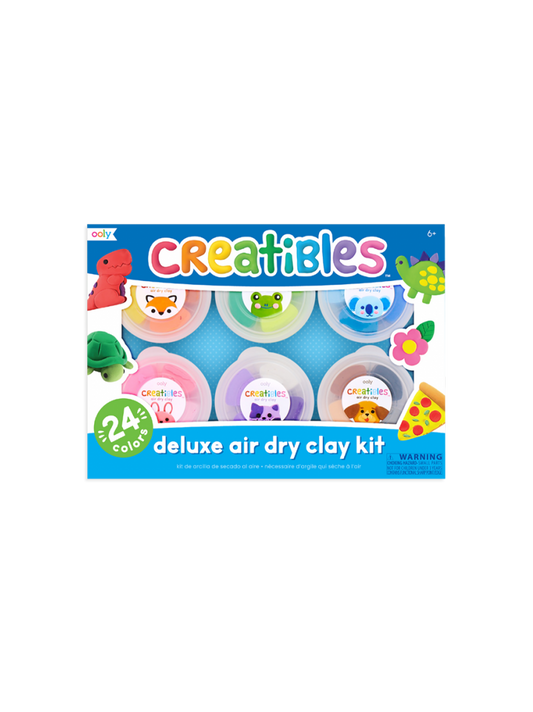 Argilla da modellare Creatibles Air Dry Clay Kit 24 colori