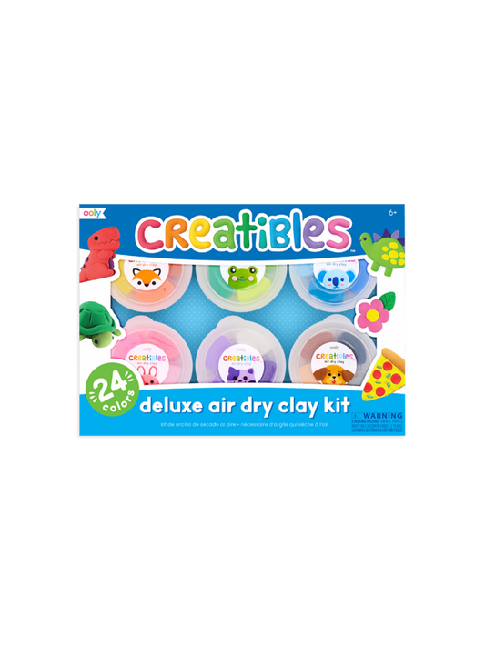 Plastilina Creatibles Air Dry Clay Kit 24 colores