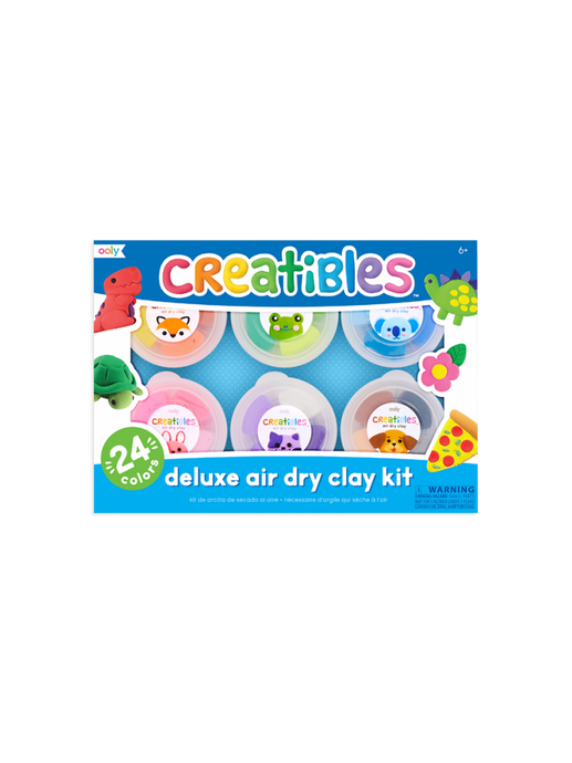 Argilla da modellare Creatibles Air Dry Clay Kit 24 colori
