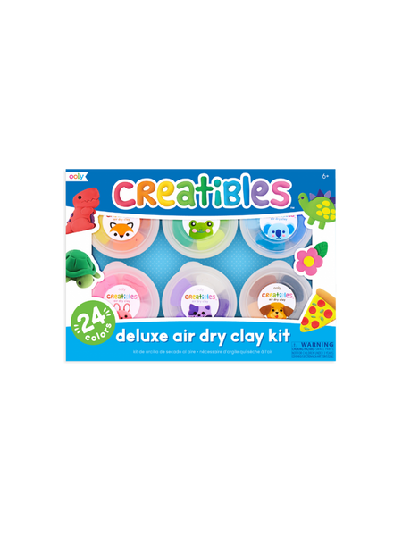Plastilina Creatibles Air Dry Clay Kit 24 colores