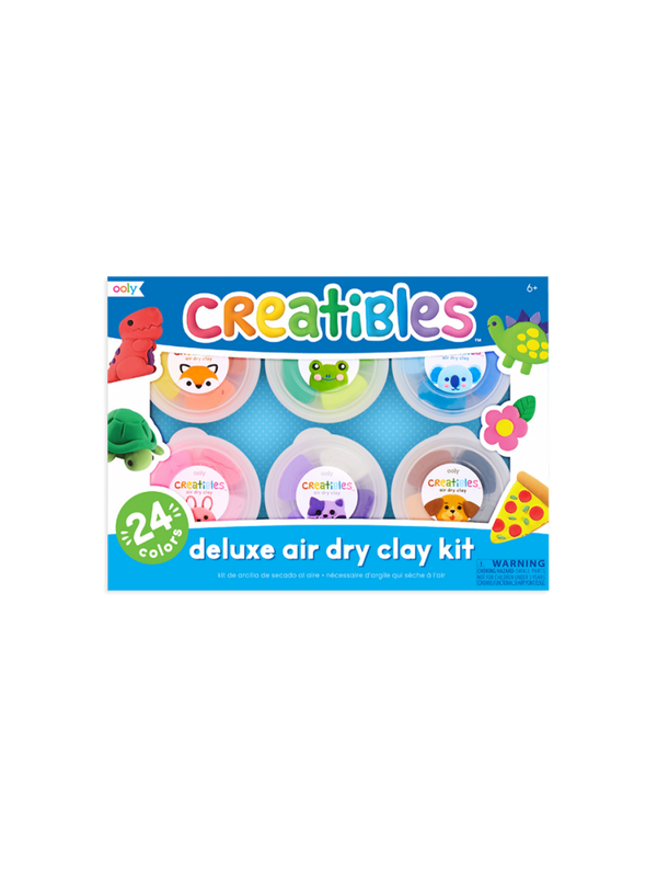 Plastilina Creatibles Air Dry Clay Kit 24 colores