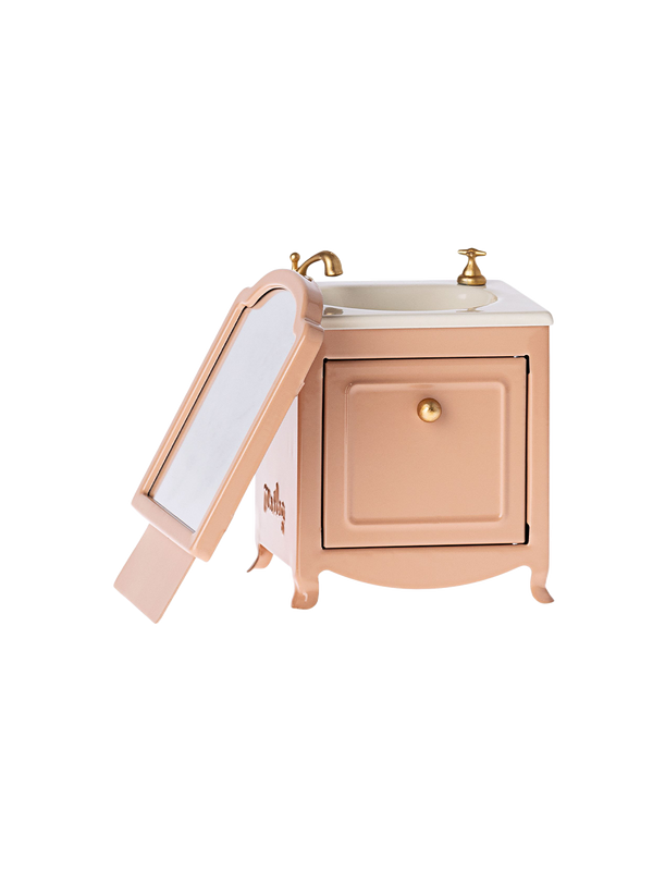 sink dresser pink