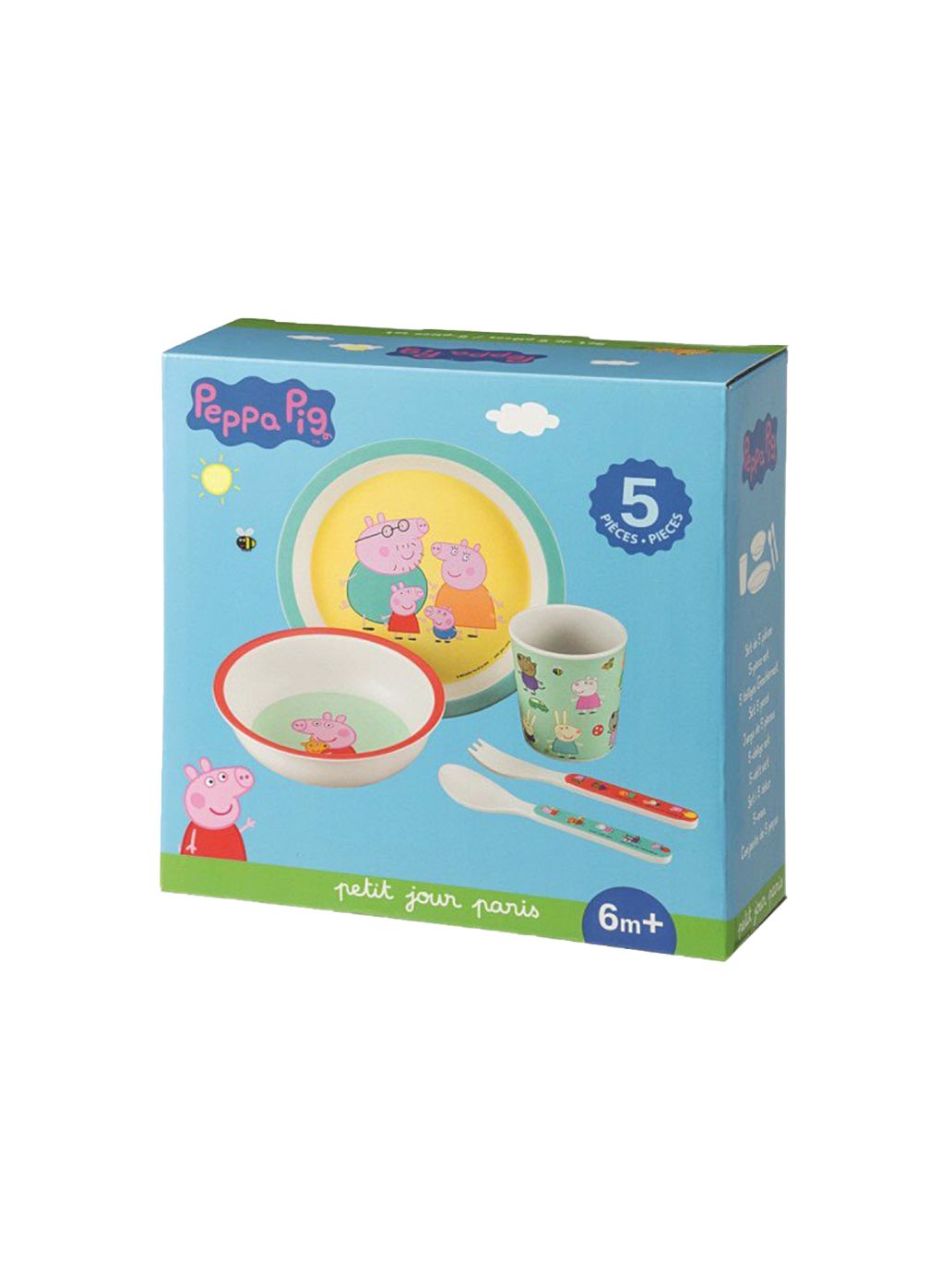 Set di piatti in melamina per bambini