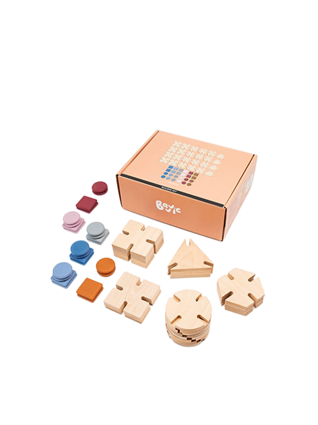 Wooden construction blocks Builder Set