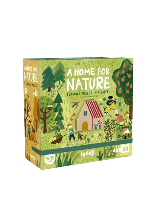 Puzzle 4 stagioni Una casa per la natura