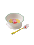 Melamine bowl and spoon set peppa pig