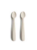 set of 2 silicone spoons for babies