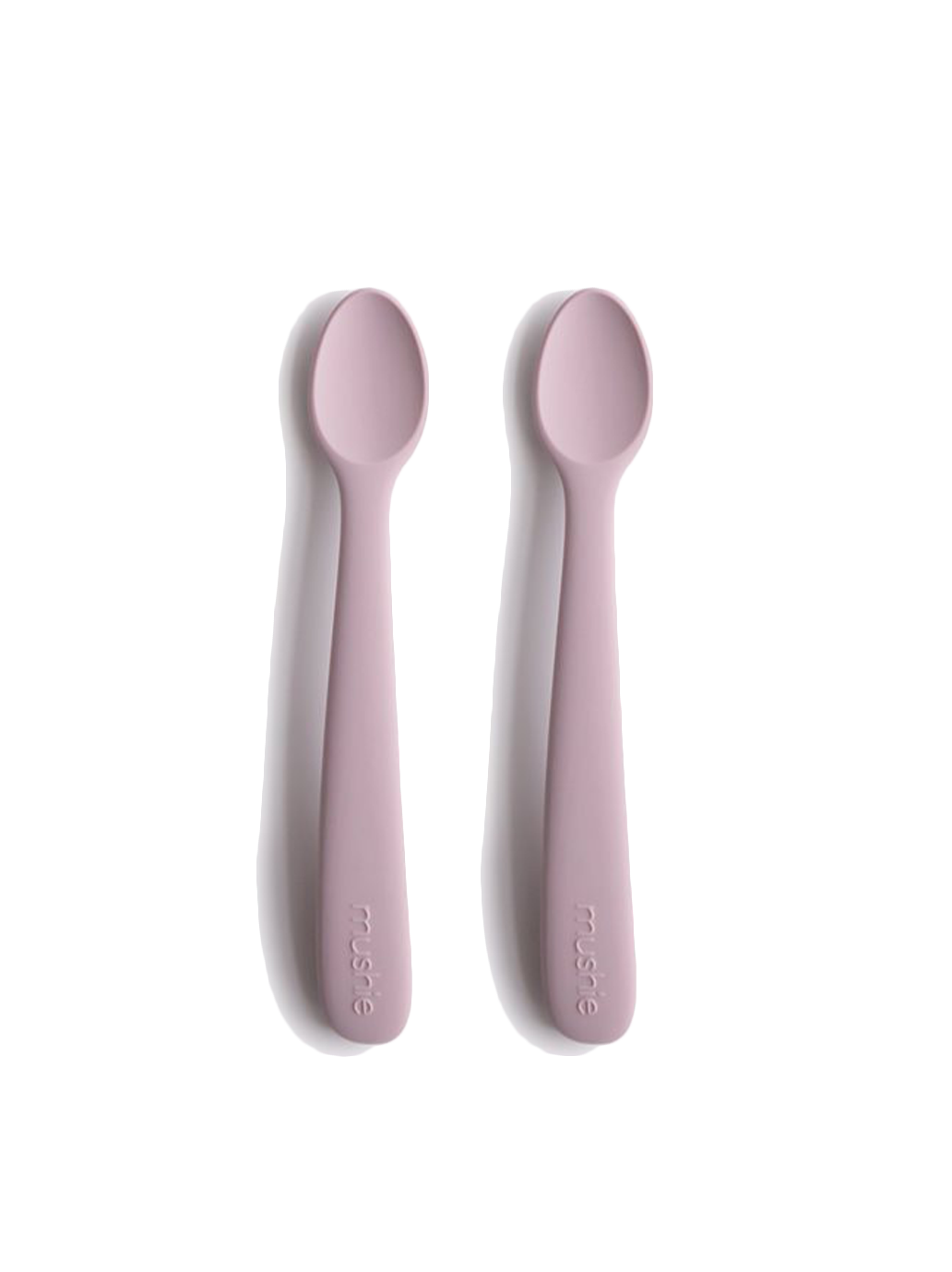 set of 2 silicone spoons for babies