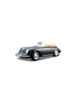 Metal model of the Porsche 356B Cabriolet car black