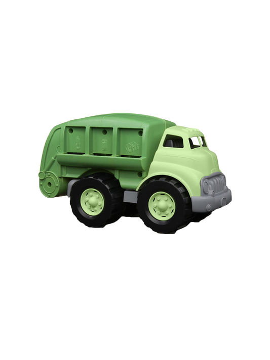 Camión de basura de bioplástico