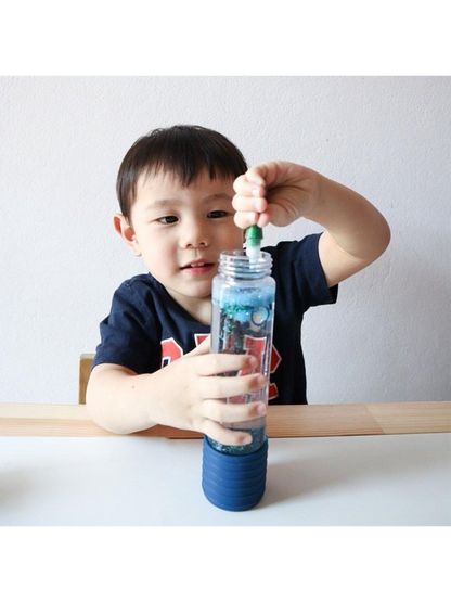 Botella calmante sensorial de bricolaje