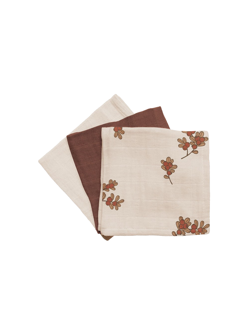 3-pack of muslin cloths
