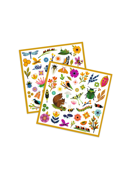 Set of 160 garden stickers