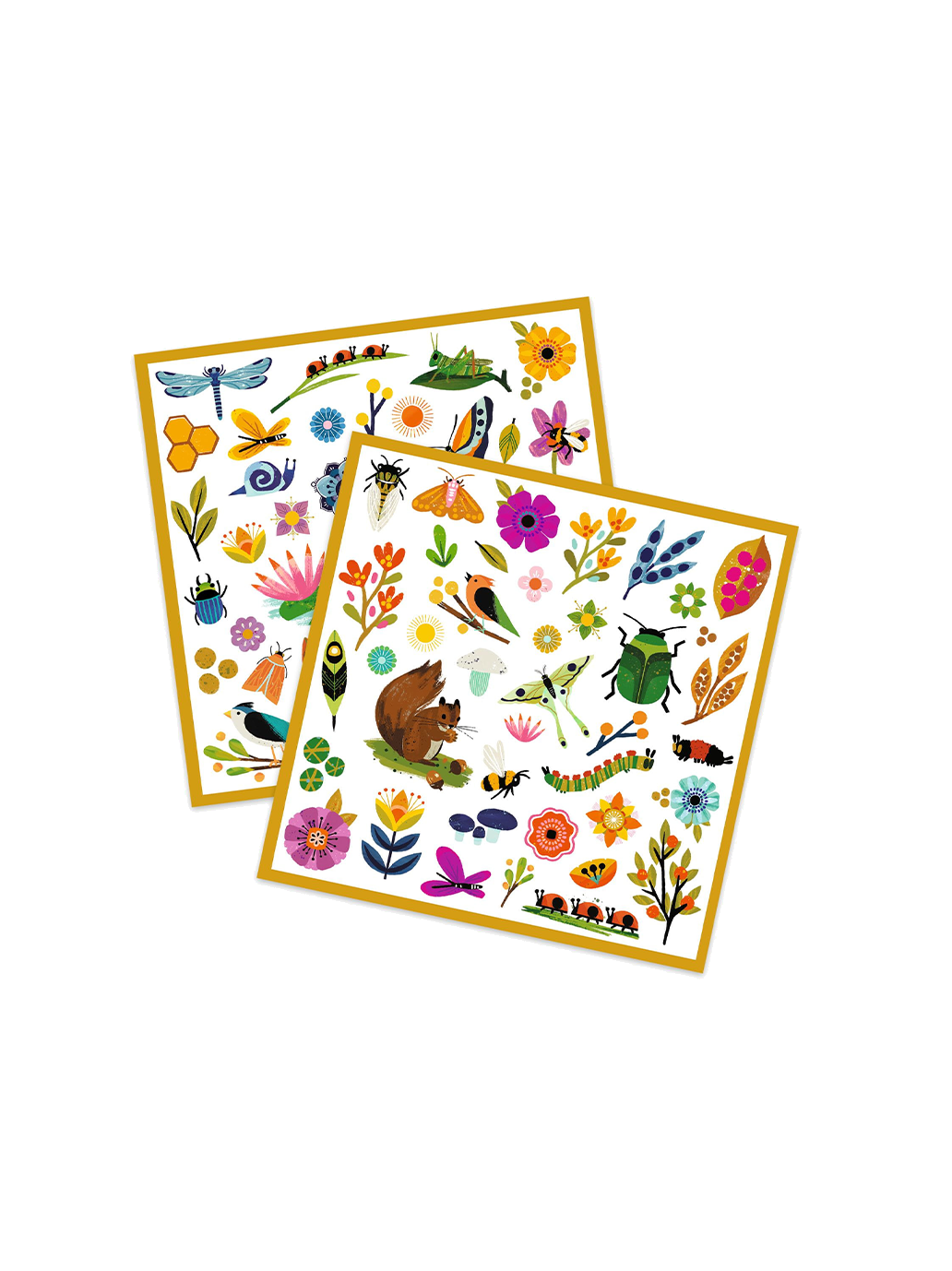 Set of 160 garden stickers