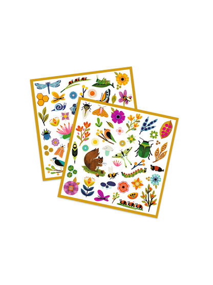 Set of 160 garden stickers