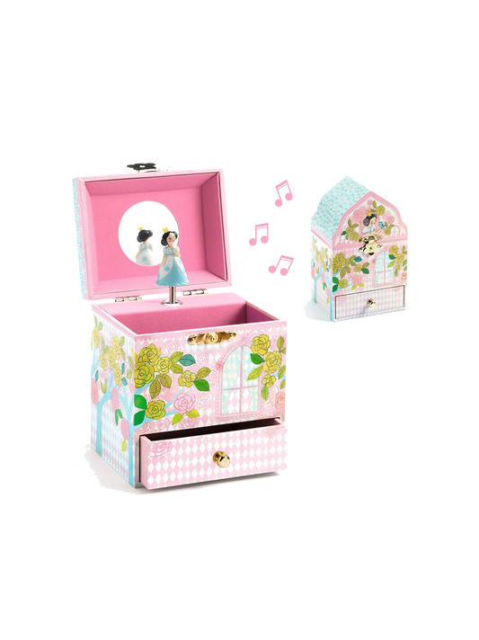 Casket with a music box