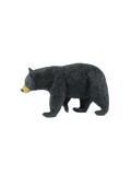 Una gran figura de un oso negro.