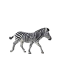 Una grande statuetta di zebra