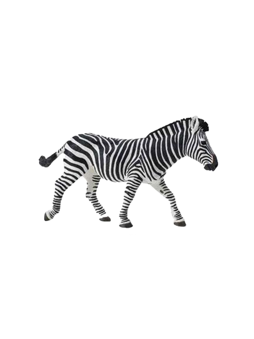 A large zebra figurine zebra