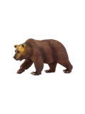Una grande statuetta di un orso grizzly