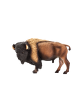 Una gran figura de bisonte.