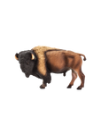 Una grande statuetta di bisonte bison