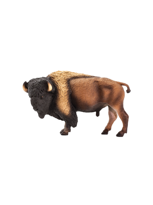Una grande statuetta di bisonte bison