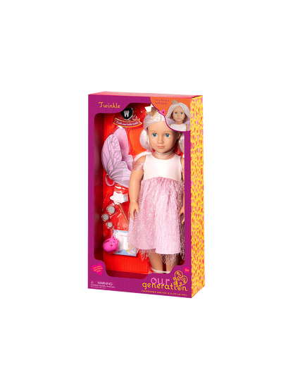 Muñeca hada Twinkle 46cm con accesorios