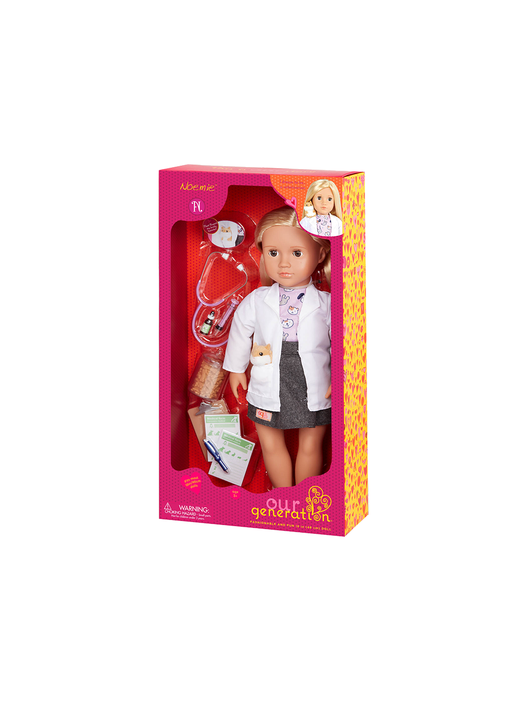 Doll vet Noemie 46cm with accessories