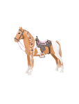 Large 50 cm Palomino horse with accessories palominio paint