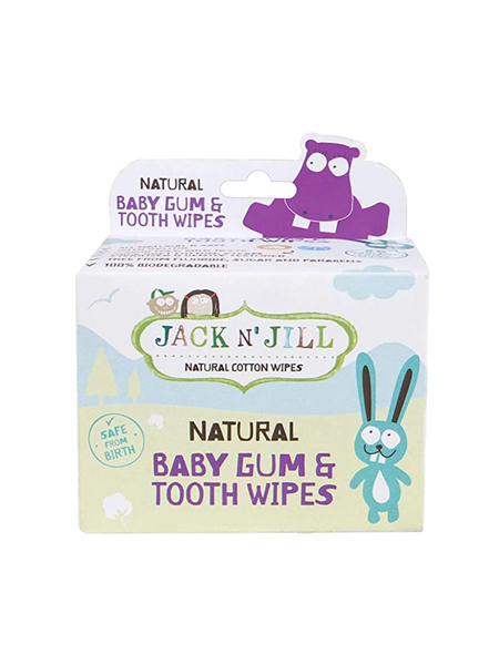 Natural gum wipes for babies