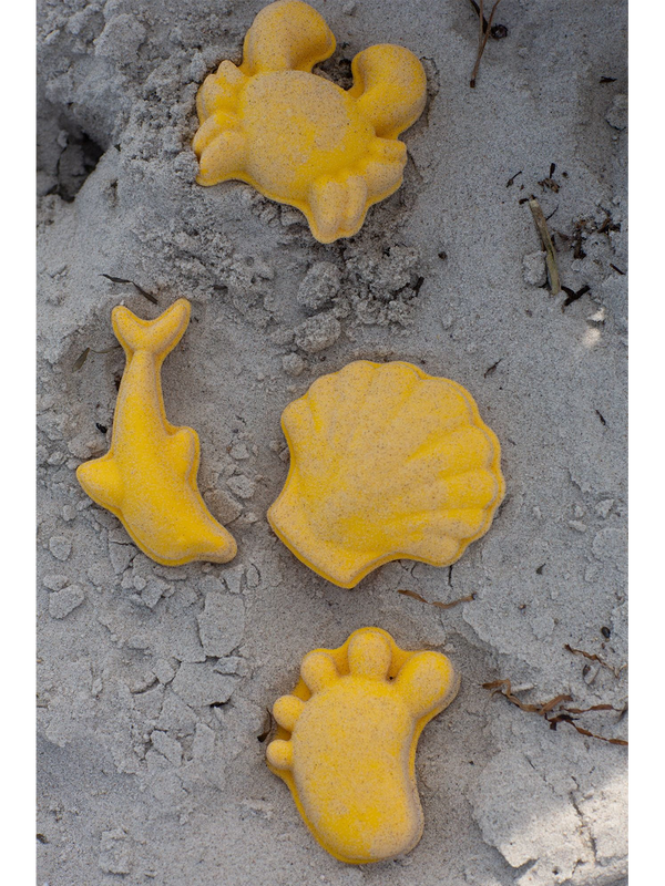moldes de arena de silicona 4 uds. yellow
