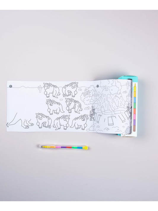 Coloring book with games