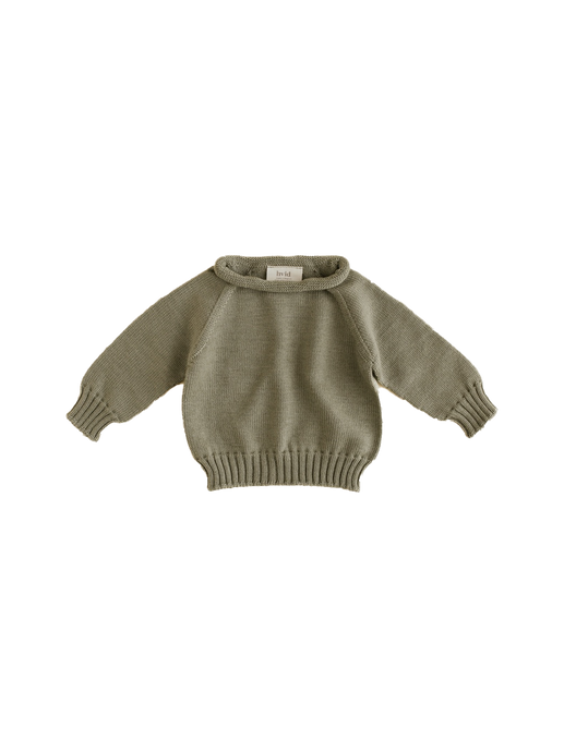 Jersey de lana merino sin costuras georgette artichoke