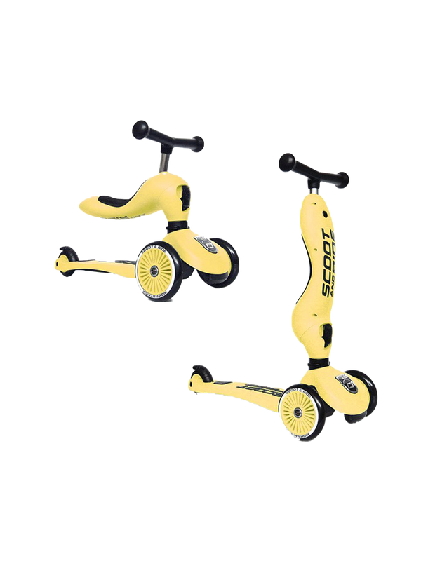Piloto/scooter 2en1 Highwaykick 1 lemon