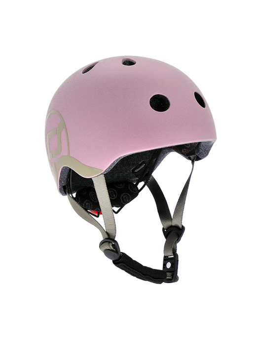 Adjustable children helmet with light rose