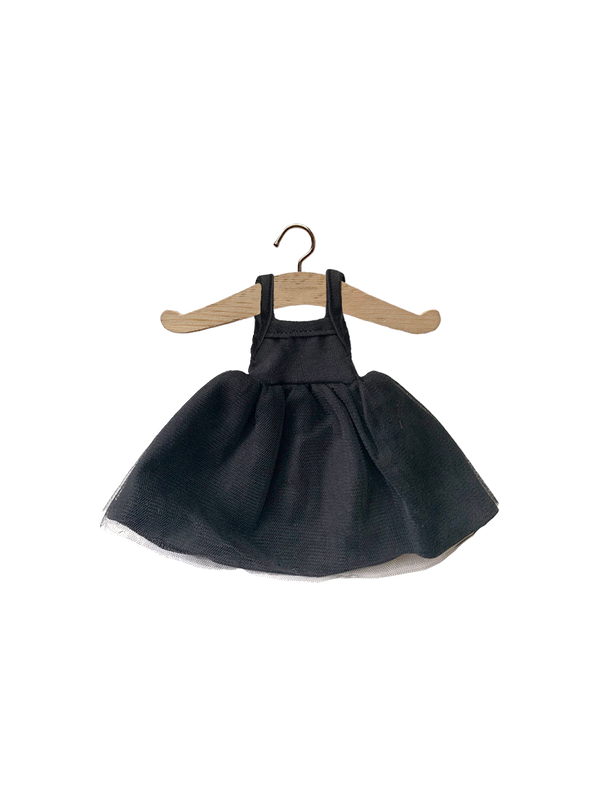 Amigas doll in a ballet dress black/burgundy